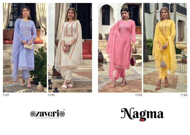 Nagma By Zaveri 1121-1124 Salwar Kameez Readymade Catalog